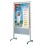 Display leggero H. 180 x L. 80 cm.